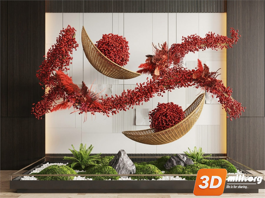 Lobby Decoration Skp Files 